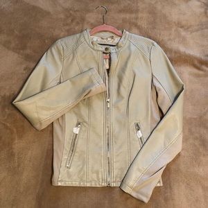 NWT Kenneth Cole Reaction pleather jacket